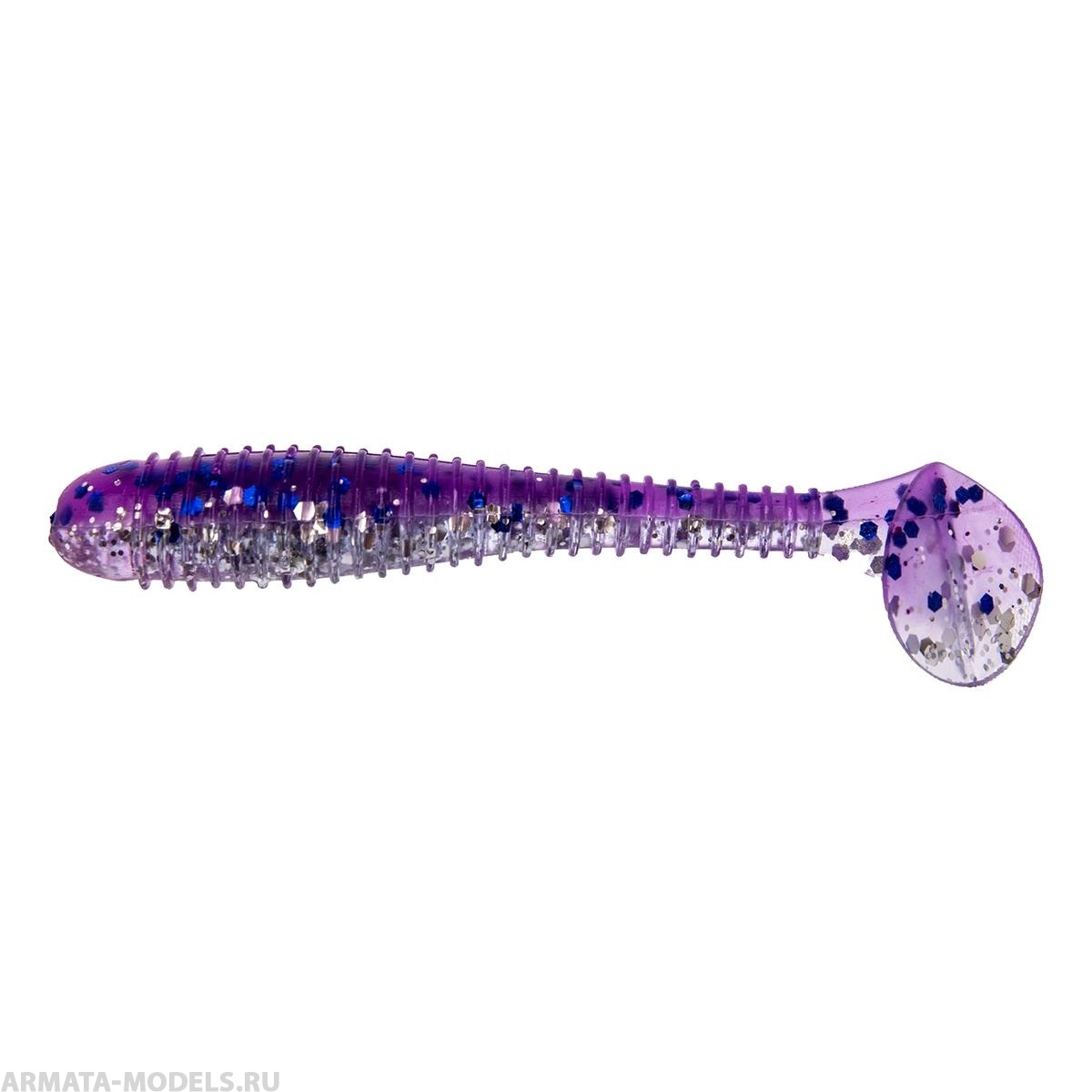 Виброхвост Catcher 3,55"/9 см Silver Sparkles & Fio 5шт. (HS-2-036) Helios Виброхвост Catcher 3,55"/9 см Silver Sparkles & Fio 5шт. (HS-2-036) Helios