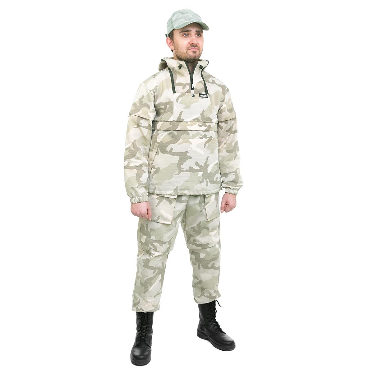 Костюм летний противоэнцефалитный СТОП-КЛЕЩ, цв.Бежевый Камуфляж р.44-46/176 Helios