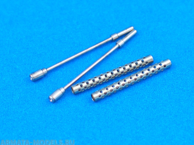 ABR-35-L-62  Дополнения для  Set of 2 Turned U.S barrels for Browning  M-1919 A4 with two part muzzle для любых моделей 1/35 ABR-35-L-62  Дополнения для  Set of 2 Turned U.S barrels for Browning  M-1919 A4 with two part muzzle для любых моделей 1/35