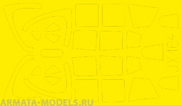 JX164ED  Окрасочная маска N1K2-J Shiden Kai for Hasegawa 1/32 JX164ED  Окрасочная маска N1K2-J Shiden Kai for Hasegawa 1/32