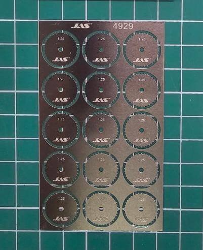 4929J Диск для ревитера d 15 мм, шаг 1.25 мм, 15 шт.