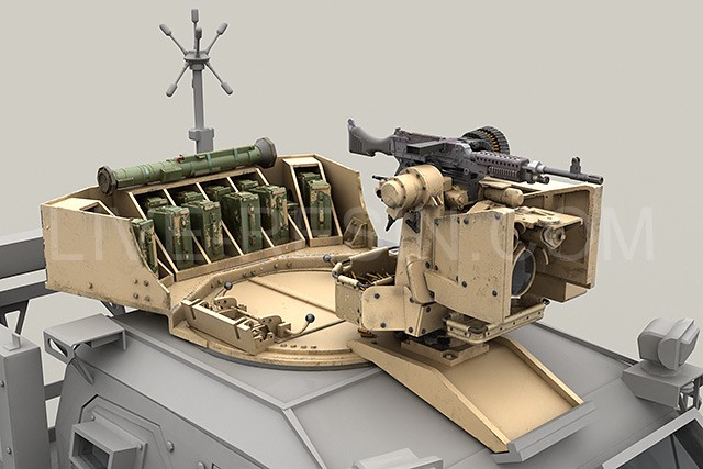 LRE35224 Модифицированная версия колёсного бронеавтомобиля M-ATV SOCOM. Часть 2