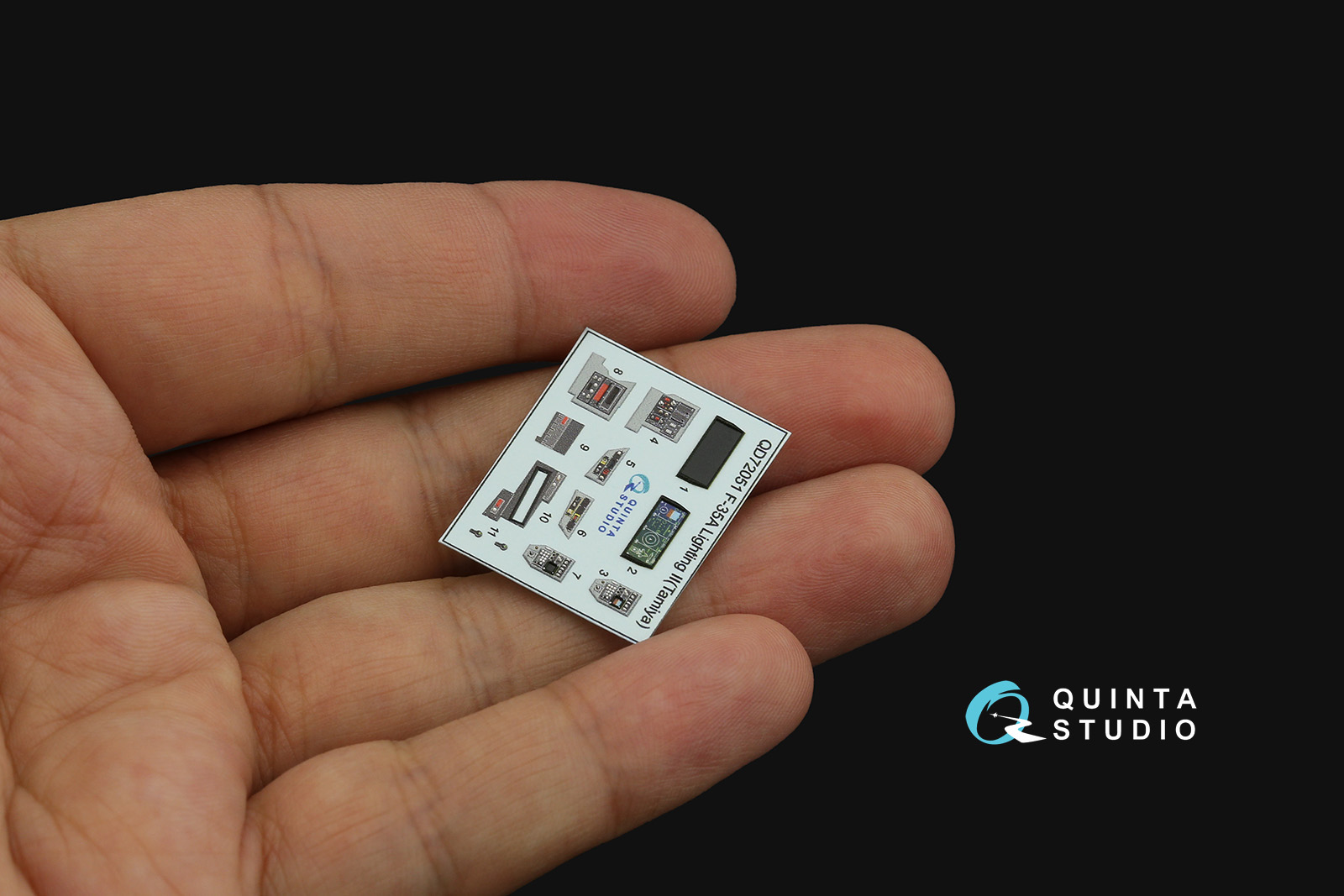 QD72051 3D Декаль интерьера кабины F-35A Lighting II (Tamiya)