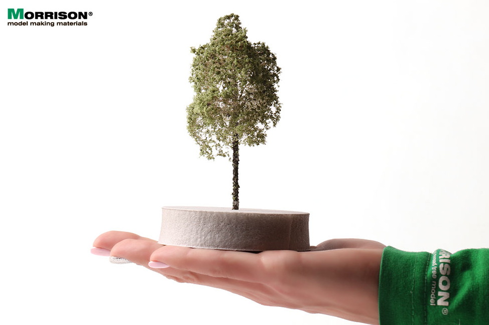 011dup010 10 см. Лиственное дерево для макета