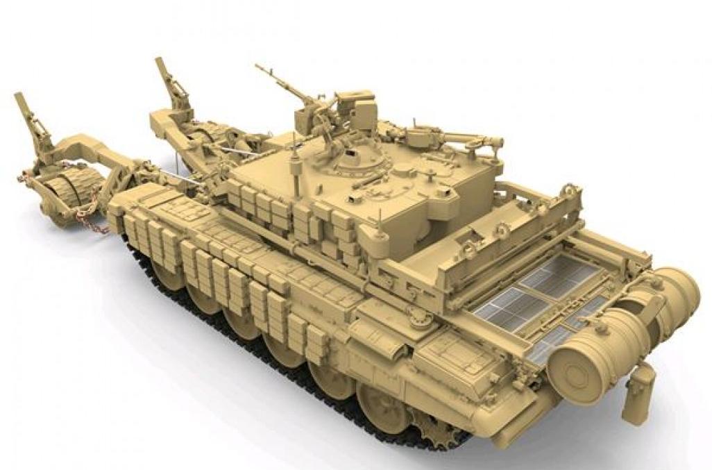SS-011 Russian BMR-3M Armored Mine Clearing Vehicle plastic model kit Meng SS-011 Russian BMR-3M Armored Mine Clearing Vehicle plastic model kit Meng