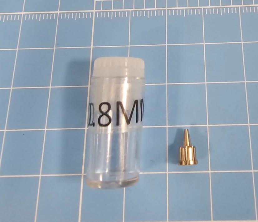 5267J Корончатое сопло звездочка, для аэрографа 80-й серии, диаметр 0,8 мм