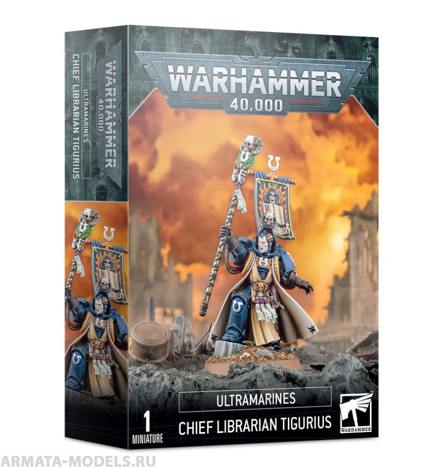 55-22GW Набор Ультрамарины. Старший Библиарий Тигурий (Ultramarines Chief Librarian Tigurius) 55-22GW Набор Ультрамарины. Старший Библиарий Тигурий (Ultramarines Chief Librarian Tigurius)