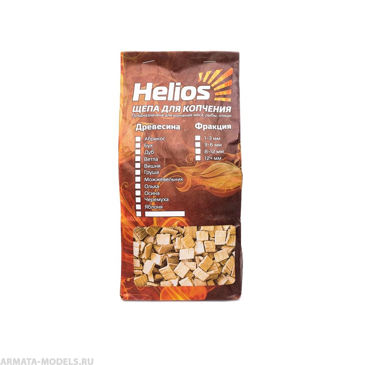 Щепа для копчения 1-3 мм 2 л (schepa 1-3mm Helios) Helios Щепа для копчения 1-3 мм 2 л (schepa 1-3mm Helios) Helios