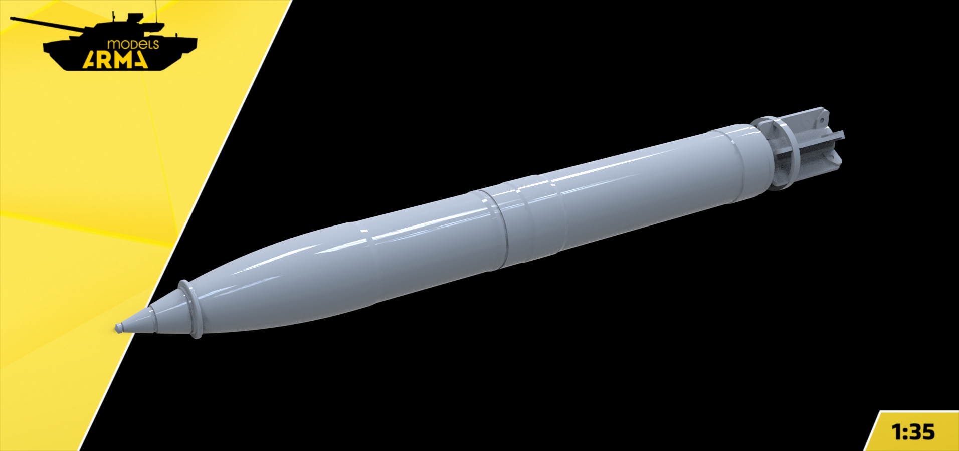 AM36017 240-мм Активно-реактивная мина 3ВФ2 (Не для свободной продажи) Arma Models