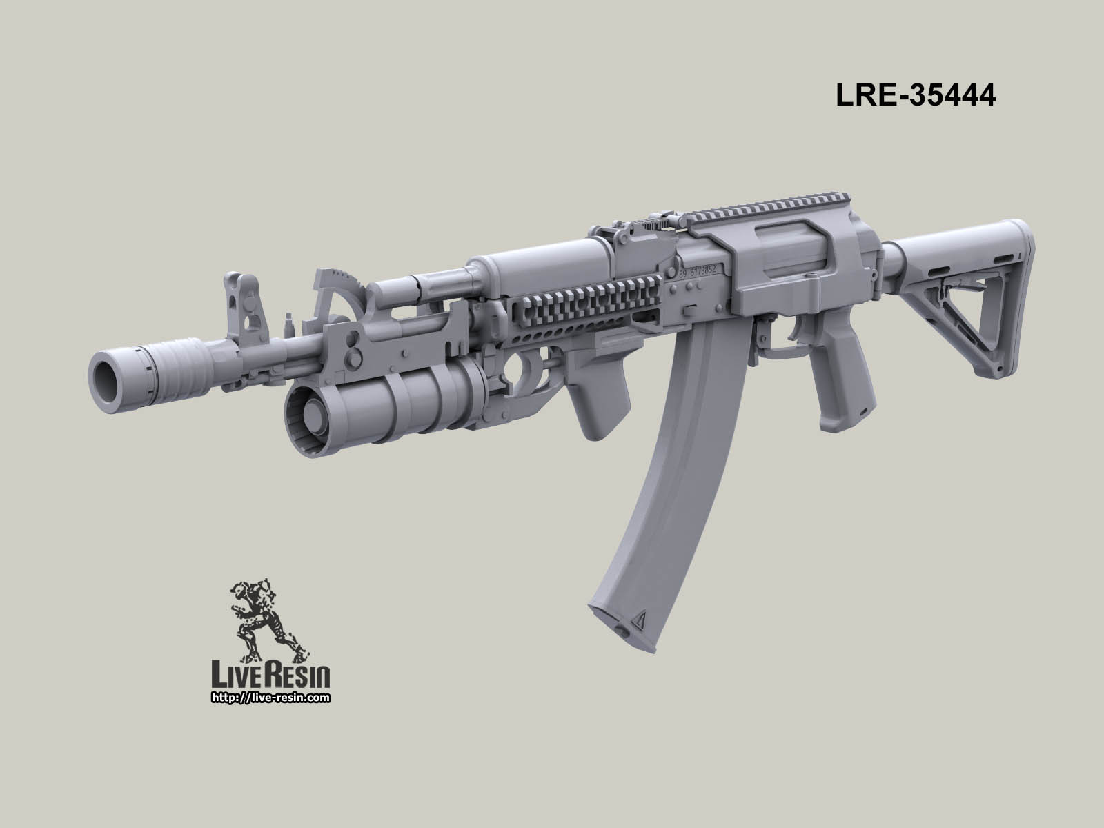 LRE35444 Российское современное штурмовое оружие - автоматы, набор - 5, 6 шт Live Resin