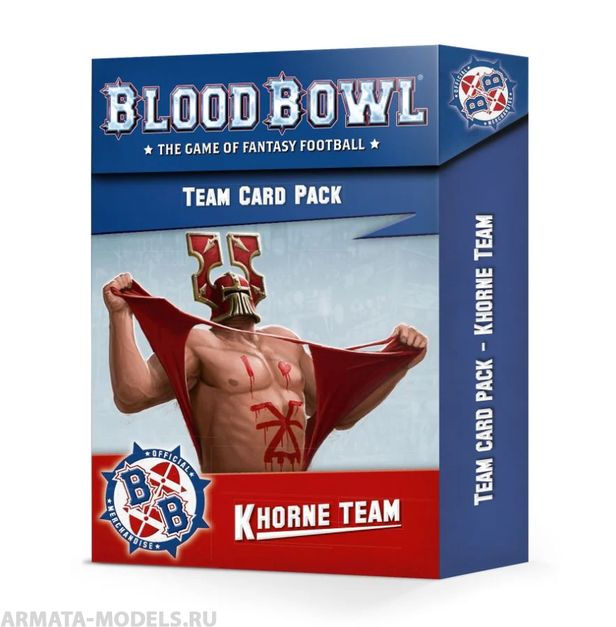 200-96GW Набор карт Кровавый Кубок. Команда Кхорна (Blood Bowl Khorne Team Card Pack) 200-96GW Набор карт Кровавый Кубок. Команда Кхорна (Blood Bowl Khorne Team Card Pack)