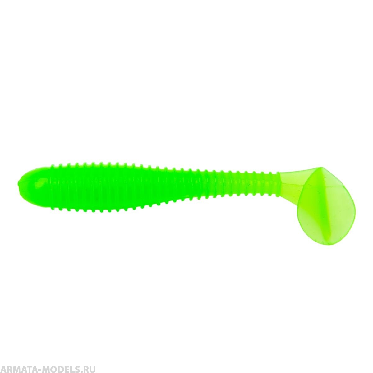 Виброхвост Catcher 2,75"/7 см Electric green 7шт. (HS-1-007) Helios Виброхвост Catcher 2,75"/7 см Electric green 7шт. (HS-1-007) Helios