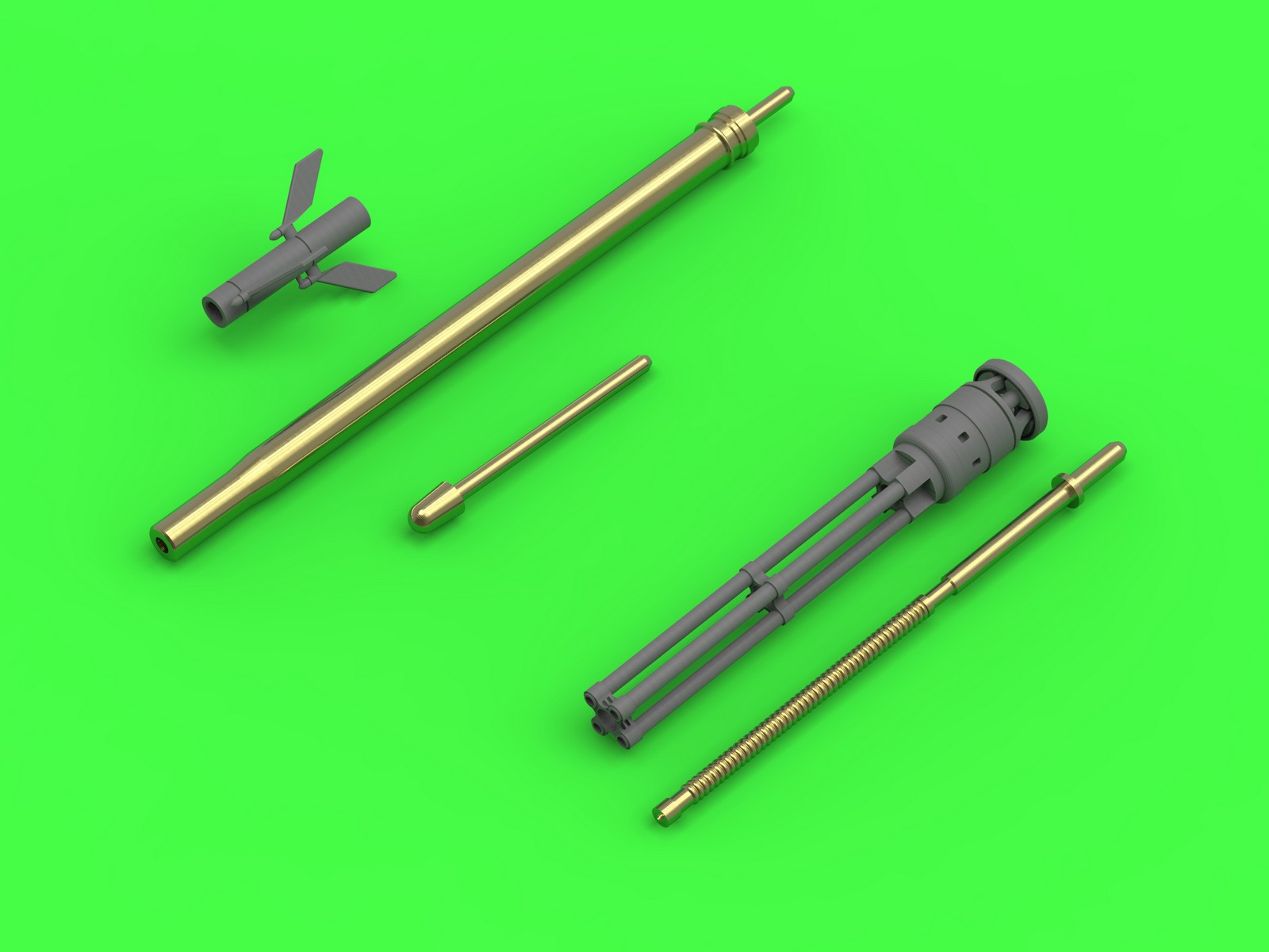 AM-48-126 ПВД, ствол 12,7 пулемета ЯкБ для вертолета Ми-24Д,Е