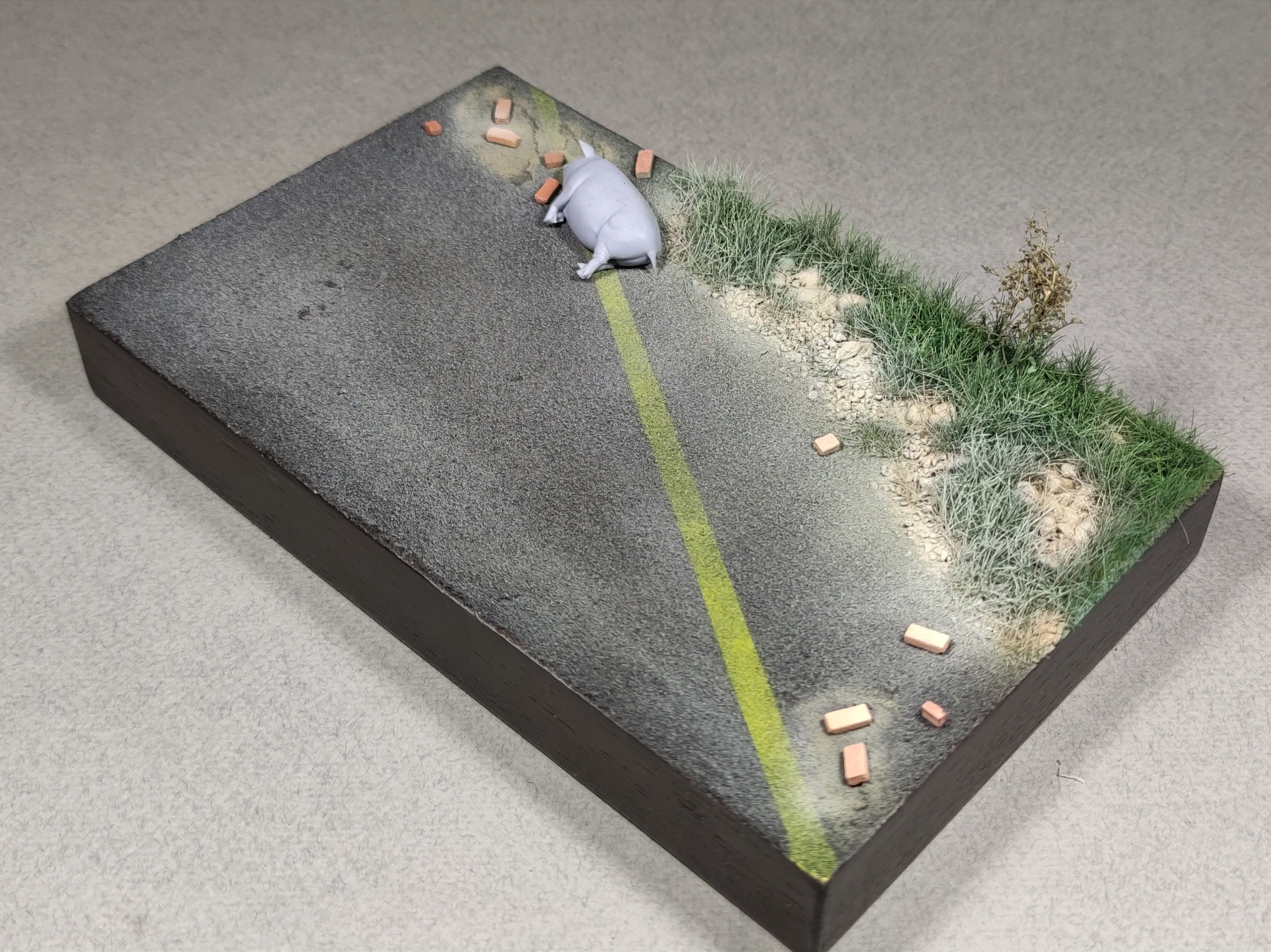 AM35662 Подставка авторская «Где-то по дороге» (12*20 см)