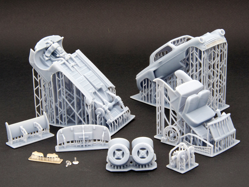 RIM43001 Сборная модель Москвич Vision GT. Масштаб 1/43 Red Iron