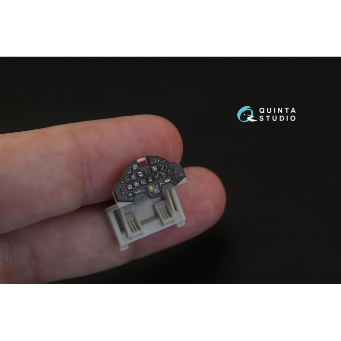 QD48124 3D Декаль интерьера кабины A-1J (для модели Tamiya)