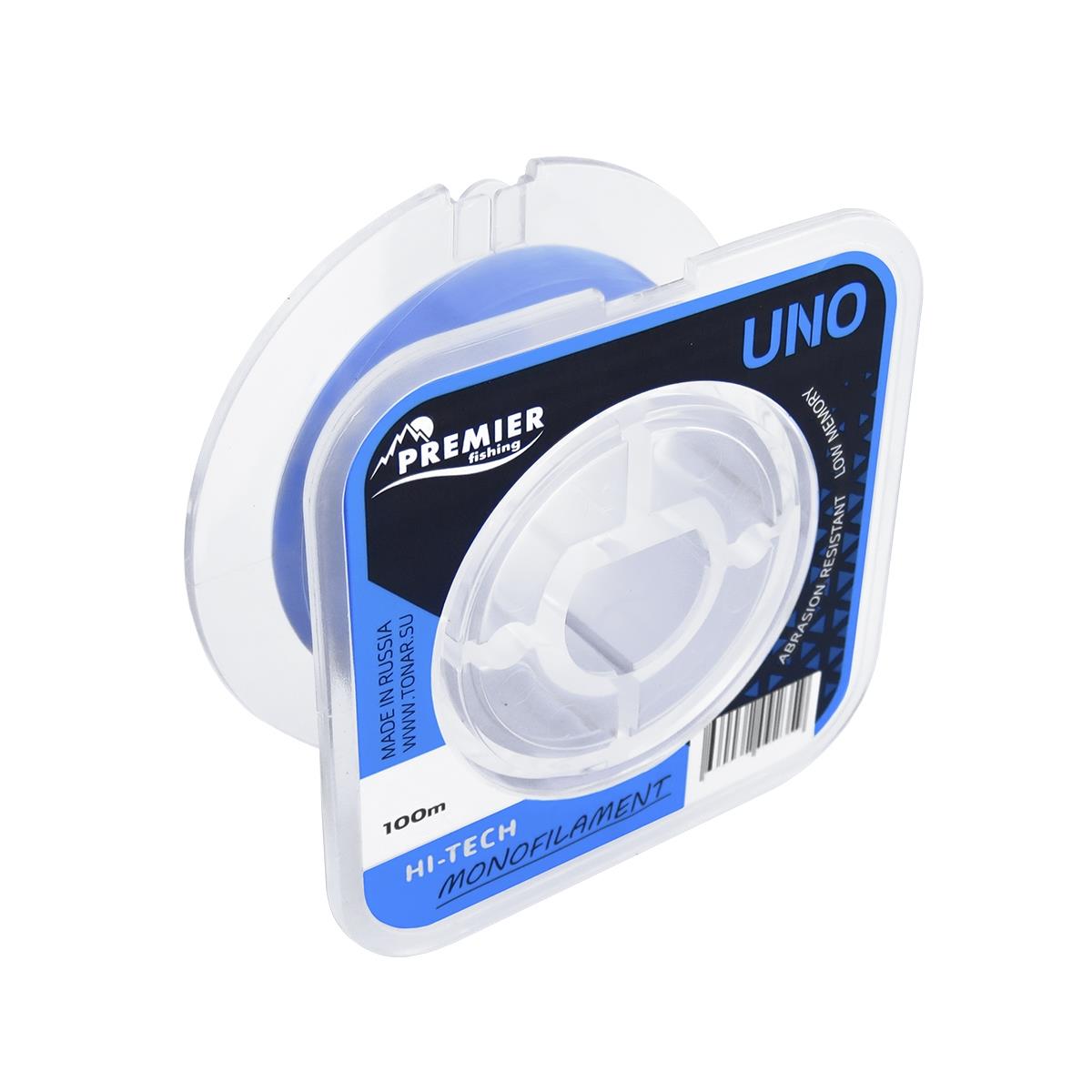 Леска UNO 0,16mm/100m Blue Nylon (PR-U-B-016-100) Premier Fishing( цена указана за упаковку, в количестве 5шт.)