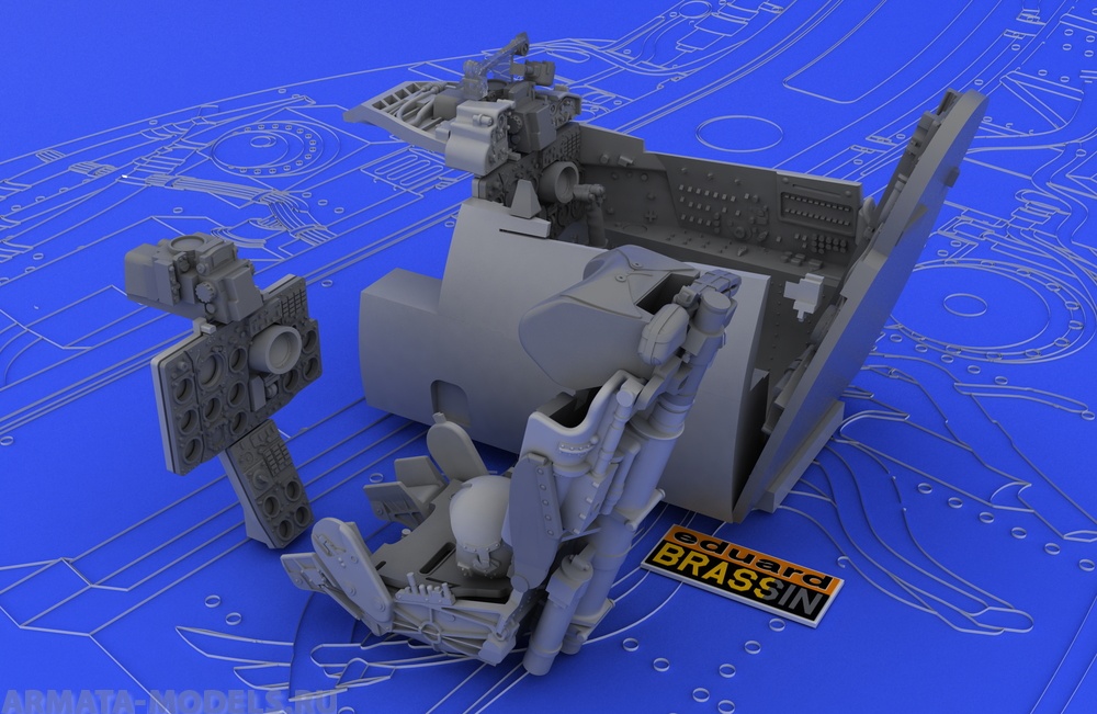 648035 MiG-21MF interior early (Кабина) For eduard  kit  (Eduard Brassin) 648035 MiG-21MF interior early (Кабина) For eduard  kit  (Eduard Brassin)