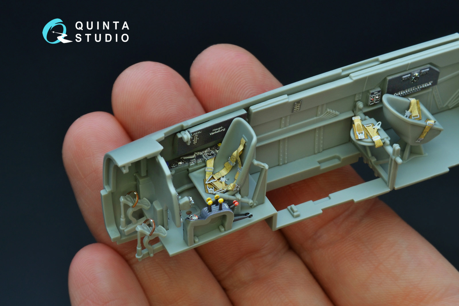 QD48192 3D Декаль интерьера кабины Bf 110C/D (для модели Cyber-hobby)