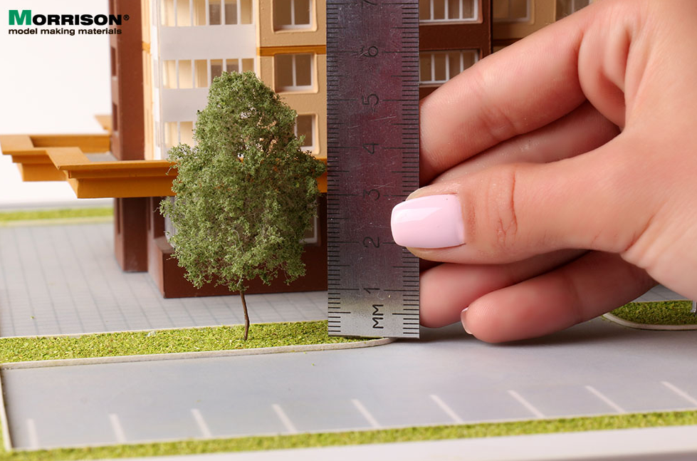 011dpr002 «Реалистичная крона» - Набор деревьев для макетирования 10 шт.