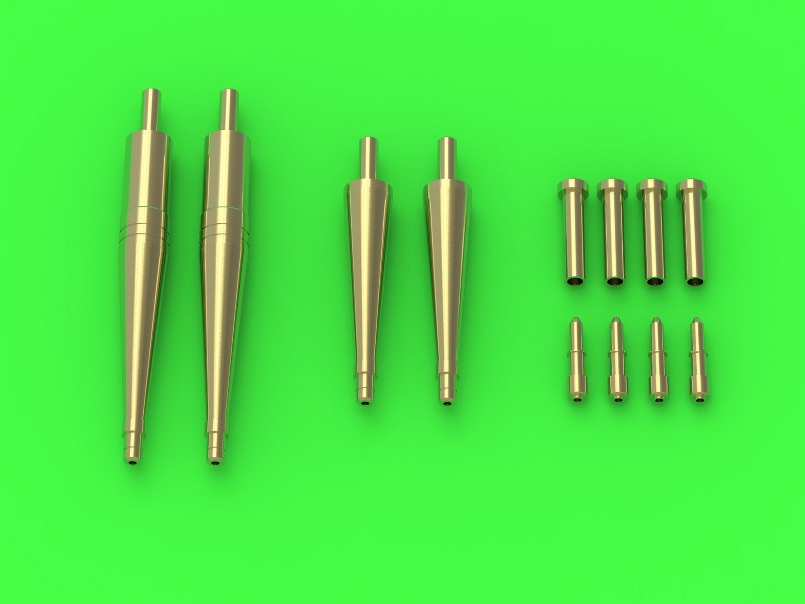 AM-48-166 Spitfire Mk.Vc - Hispano 20mm cannons in fairings and Browning .303 barrel tips (for Eduard) AM-48-166 Spitfire Mk.Vc - Hispano 20mm cannons in fairings and Browning .303 barrel tips (for Eduard)