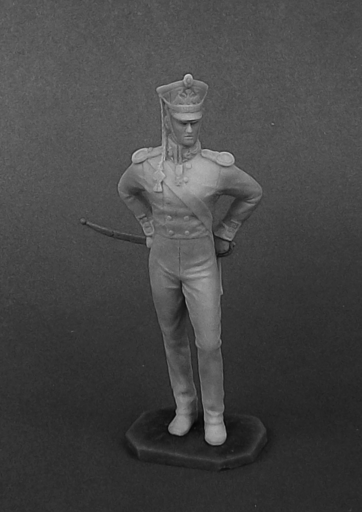 CHM-54112(M). Обер-офицер гвардейского морского экипажа, Россия 1812-15 гг. 54 мм. Материл – белый металл. Chronos Miniatures
