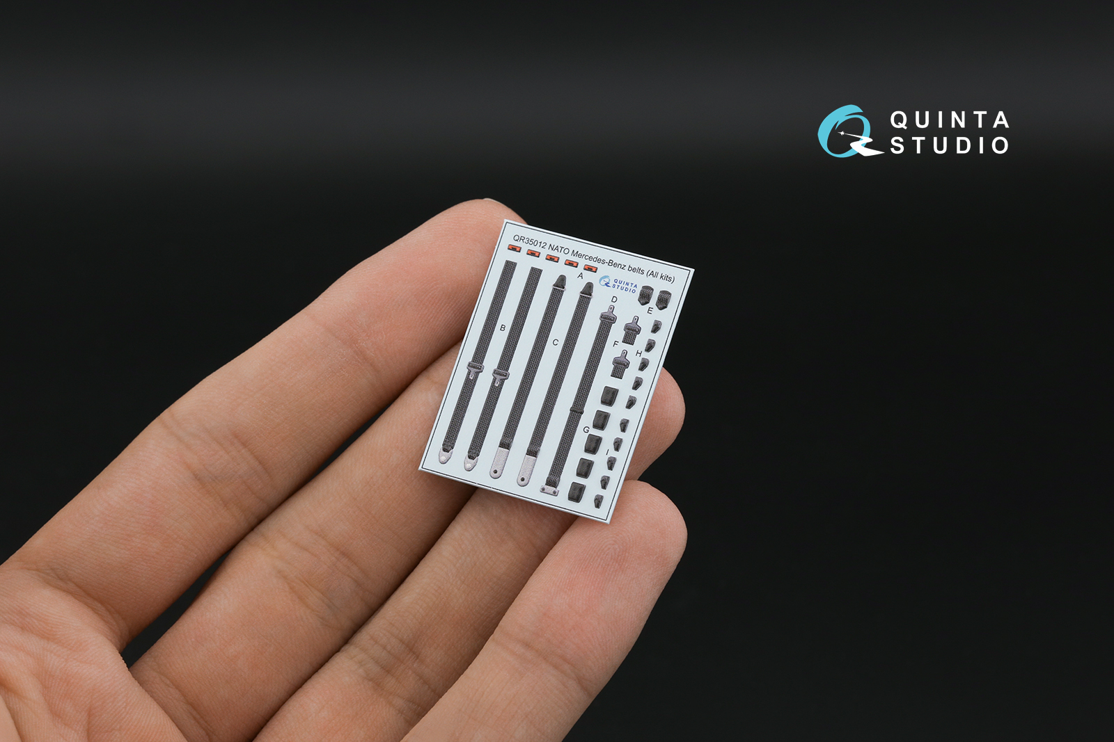 QR35012 Привязные ремни NATO Mercedes-Benz (для всех моделей), 2 шт