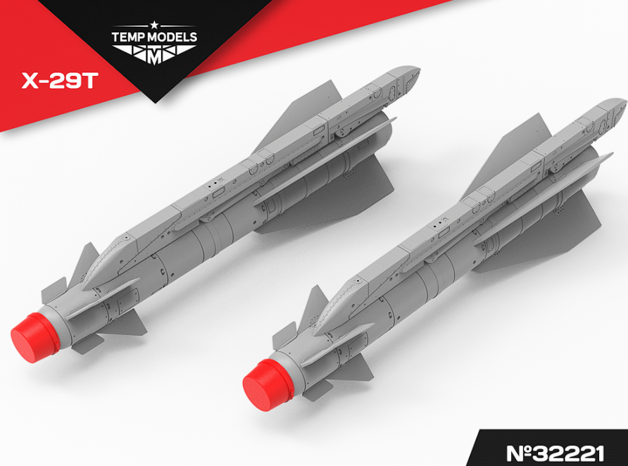32221 УПРАВЛЯЕМАЯ РАКЕТА Х-29Т 1/32 Temp Models