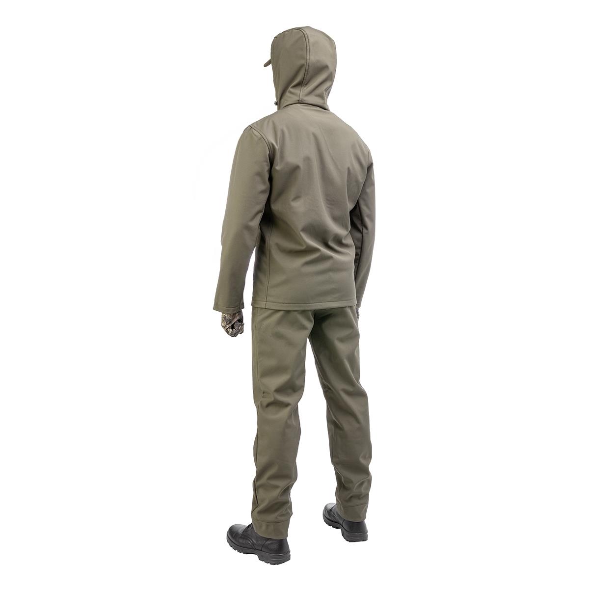 Костюм демисезонный КУМИР PRO, soft shell, цв.хаки р.52-54/182-188 Helios