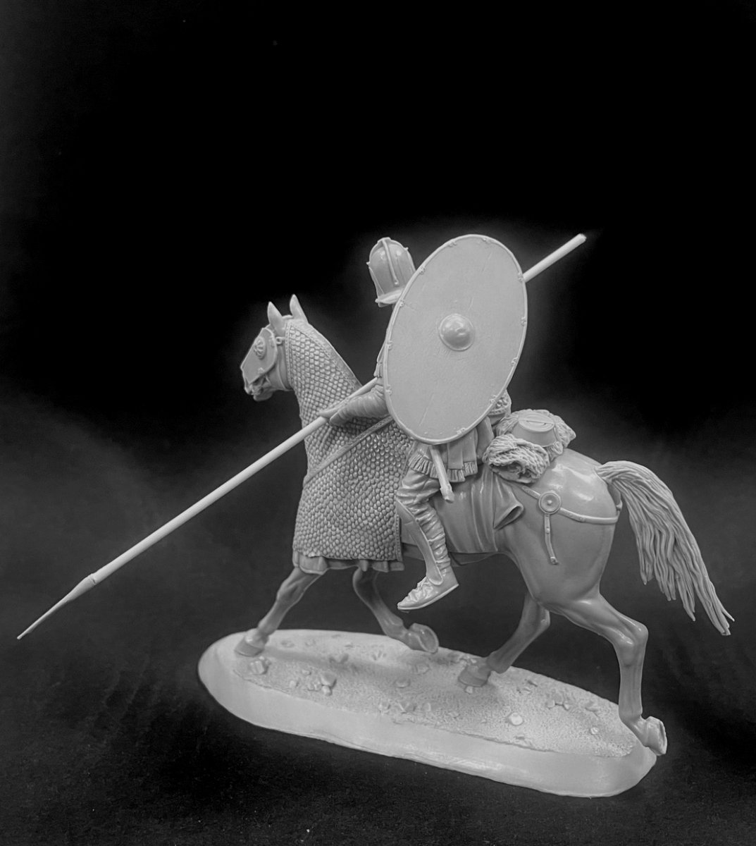 CHM-54355. Римский кавалерист, 1-2 века н.э. 54 мм. Материал - смола. Chronos Miniatures