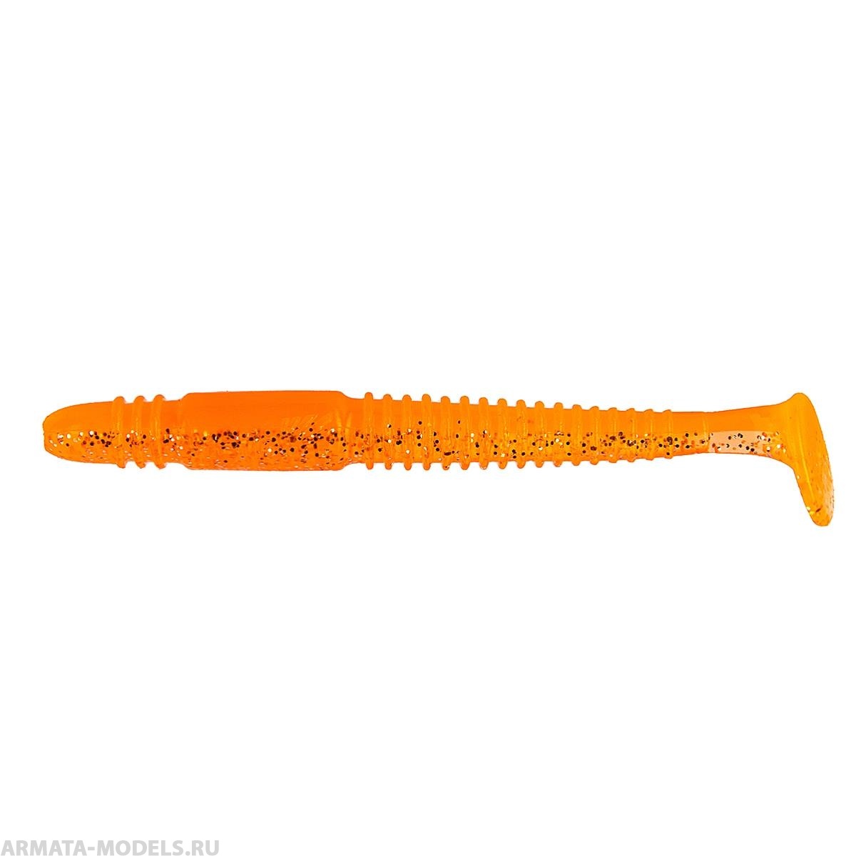 Виброхвост Minoga 3,75"/9.5 см Orange & Sparkles 5шт. (HS-17-022) Helios Виброхвост Minoga 3,75"/9.5 см Orange & Sparkles 5шт. (HS-17-022) Helios