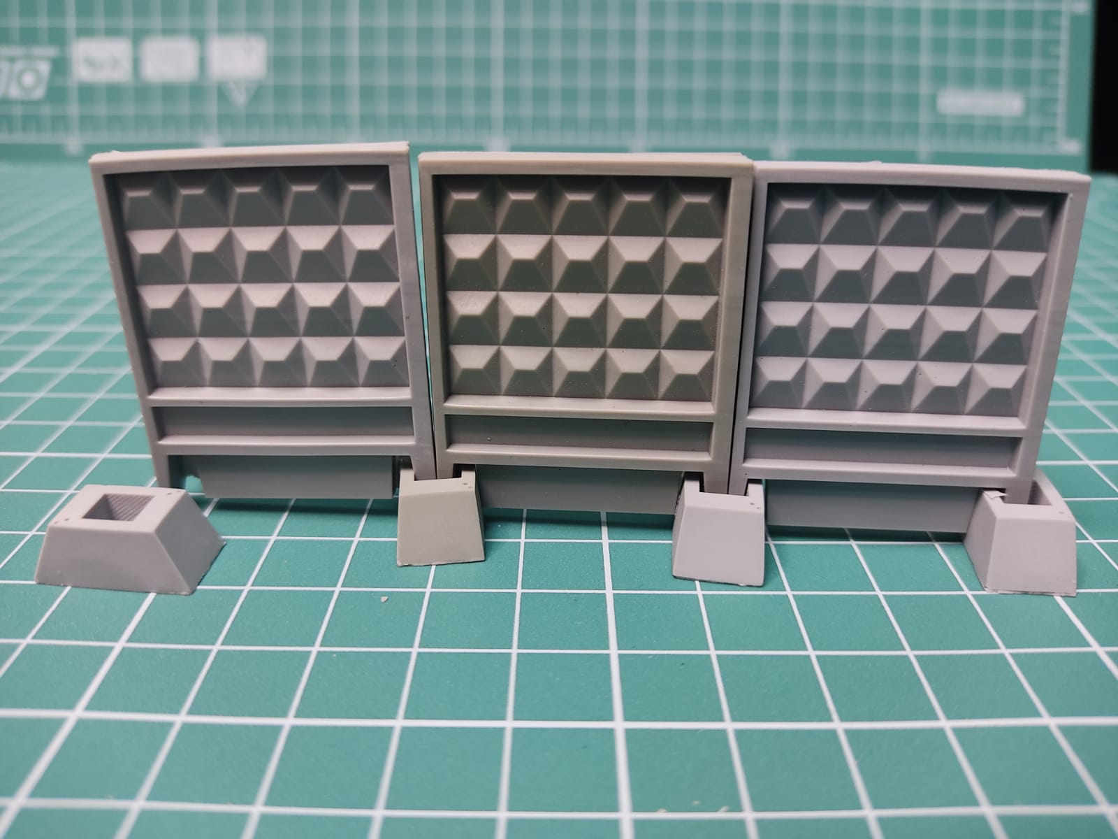 S-172 Забор секционный ПО-2 размер XS (3 панели + 4 опоры) MiniWarPaint S-172 Забор секционный ПО-2 размер XS (3 панели + 4 опоры) MiniWarPaint