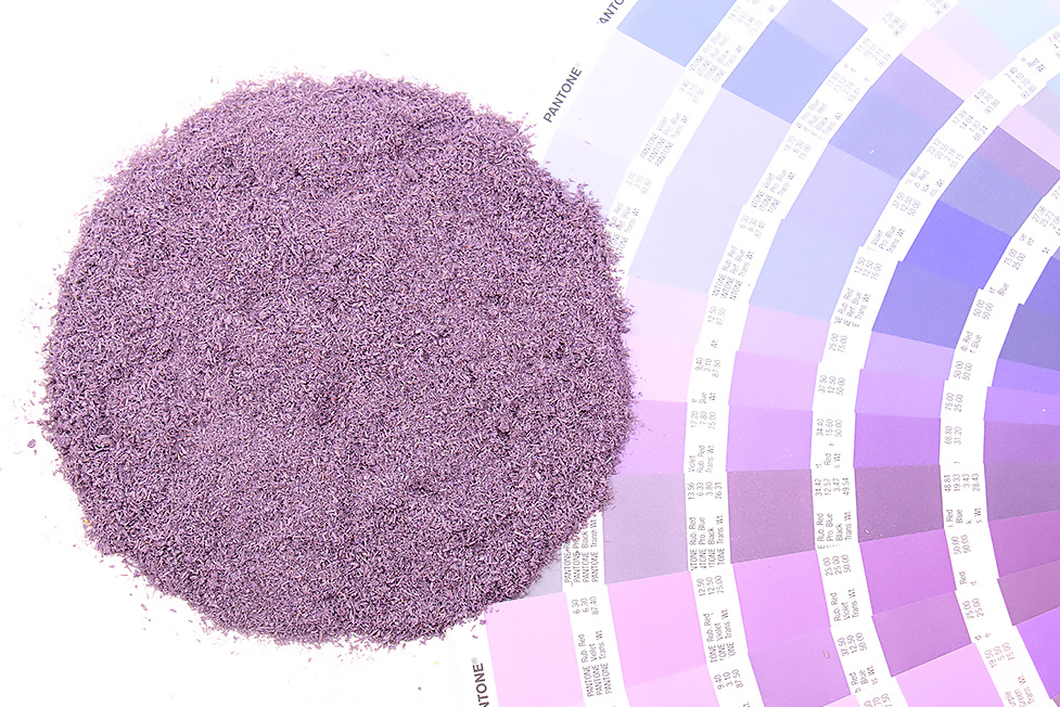 005opc005 Присыпка для имитации цветов. Сиреневые цветы. 100 мл.