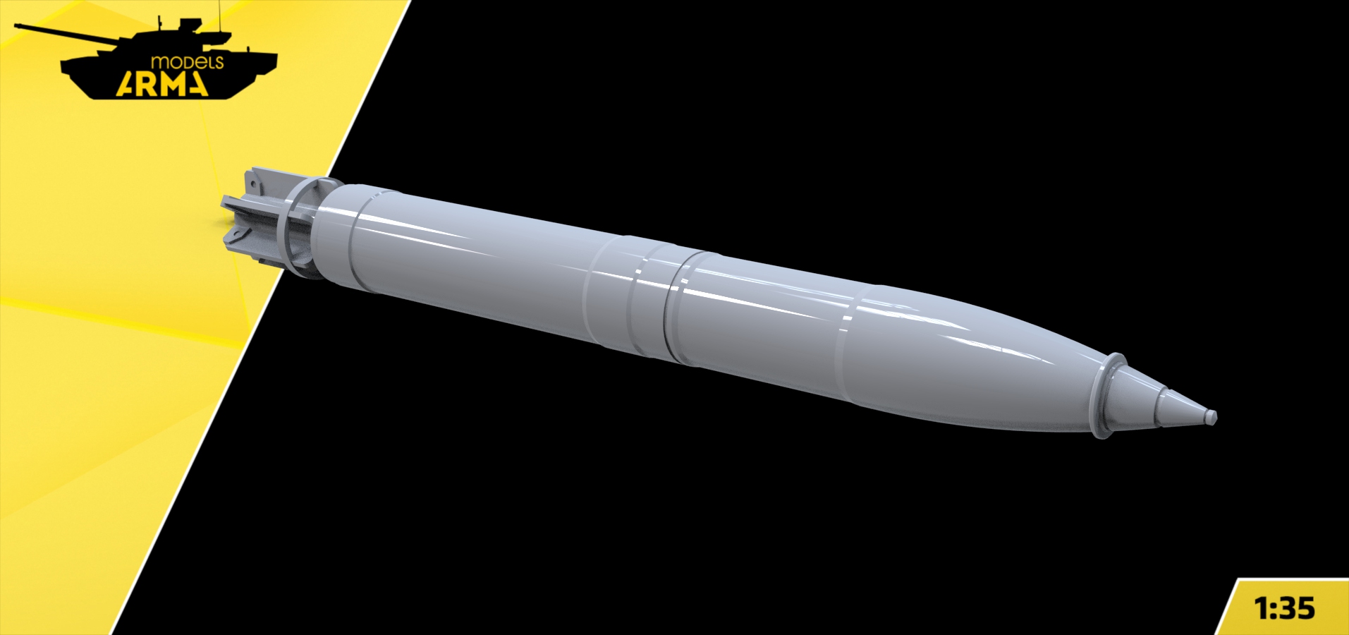 AM36017 240-мм Активно-реактивная мина 3ВФ2 (Не для свободной продажи) Arma Models