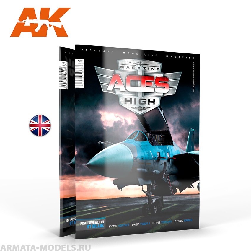 AK2941  ACES HIGH ISSUE 19 Agressors in Blue EN