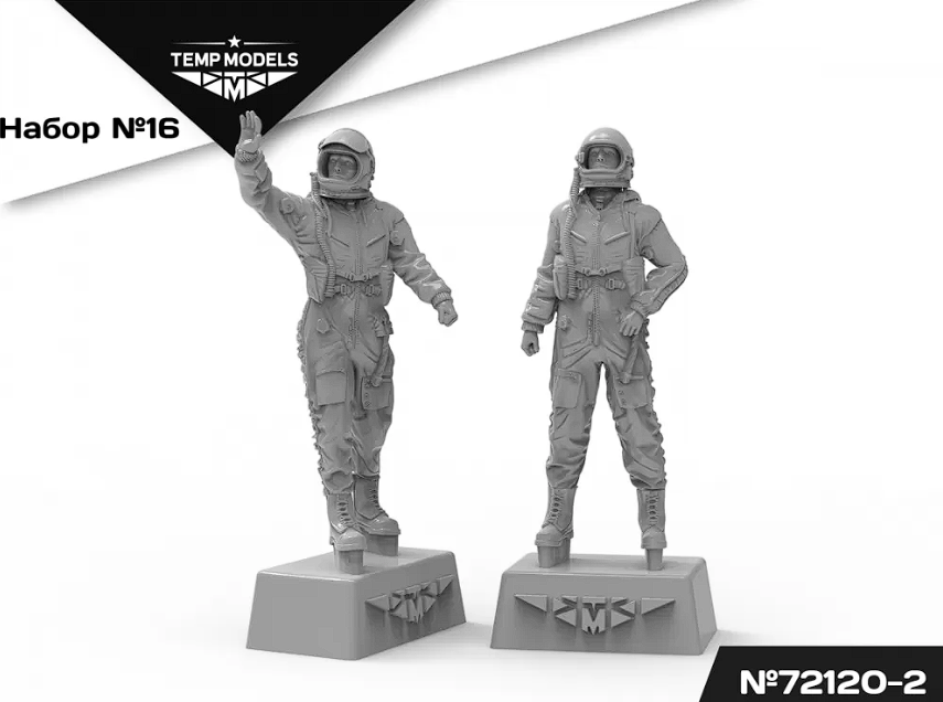 72120-2TMP Пилоты ВМСК (ГШ-6). Набор No. 16-2 1/72 Temp Models