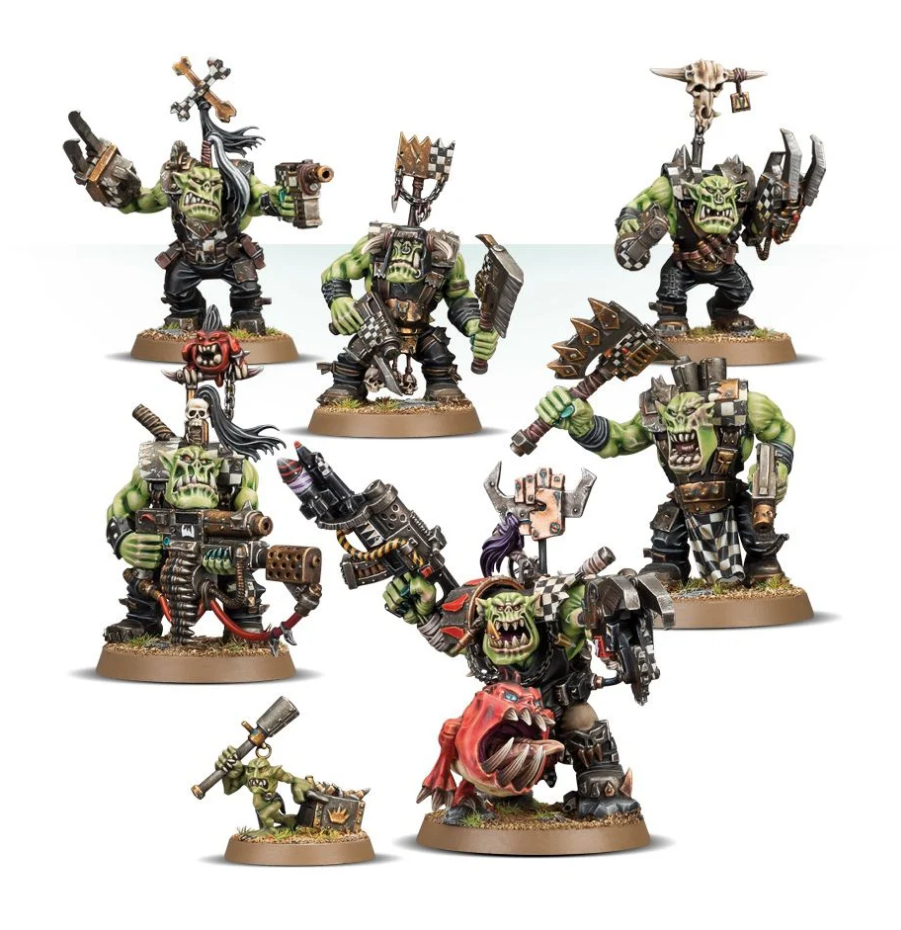 50-33GW Набор Орки. Ваивода Грукк и его Козыри (Ork Warboss Grukk's Boss Mob) 50-33GW Набор Орки. Ваивода Грукк и его Козыри (Ork Warboss Grukk's Boss Mob)