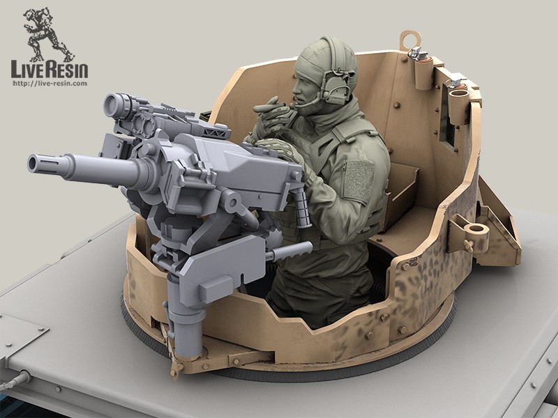 LRM35014 Солдат Сил Специальных Операций США с сигарой, в жилете JPC для размещения в башне SAG II и других башнях современной бронетехники и военных автомобилей LRM35014 Солдат Сил Специальных Операций США с сигарой, в жилете JPC для размещения в башне SAG II и других башнях современной бронетехники и военных автомобилей
