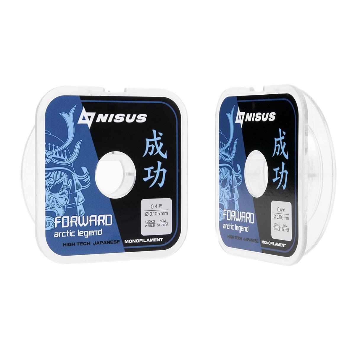 Леска FORWARD ARCTIC LEGEND 0,105mm/50m Nylon Transparent (N-FAG-0.105-50) Nisus