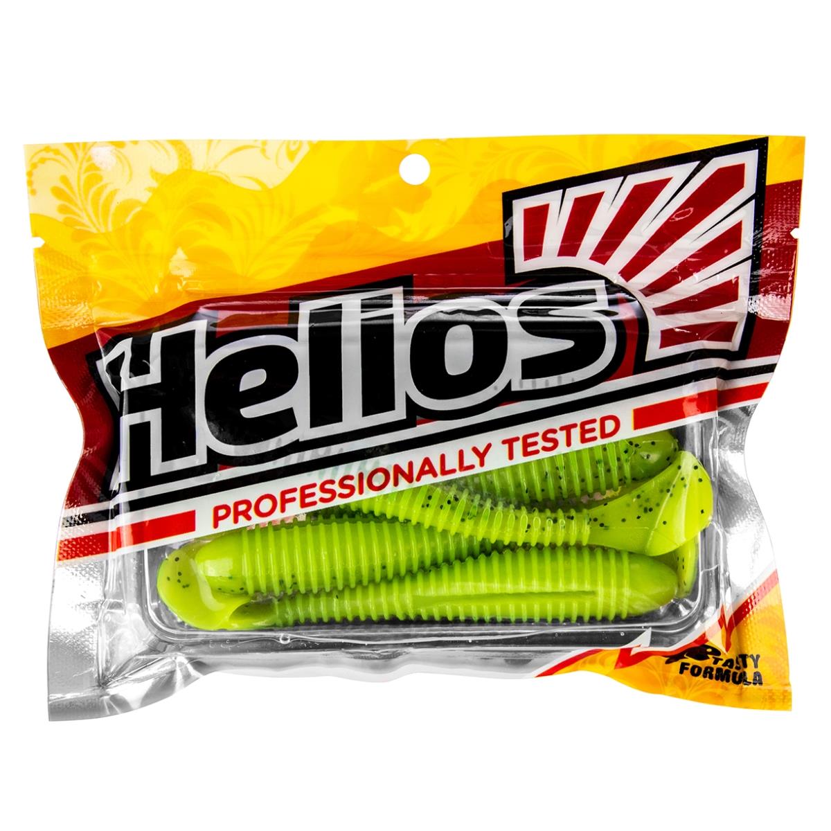 Виброхвост Catcher 2,75"/7 см Pepper Lime 7шт. (HS-1-009) Helios Виброхвост Catcher 2,75"/7 см Pepper Lime 7шт. (HS-1-009) Helios