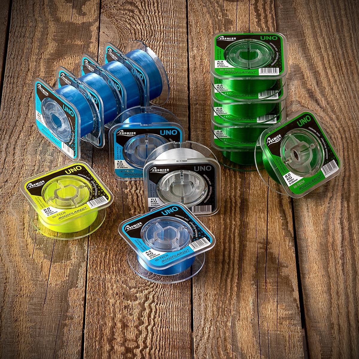 Леска UNO 0,18mm/100m Blue Nylon (PR-U-B-018-100) Premier Fishing( цена указана за упаковку, в количестве 5шт.)