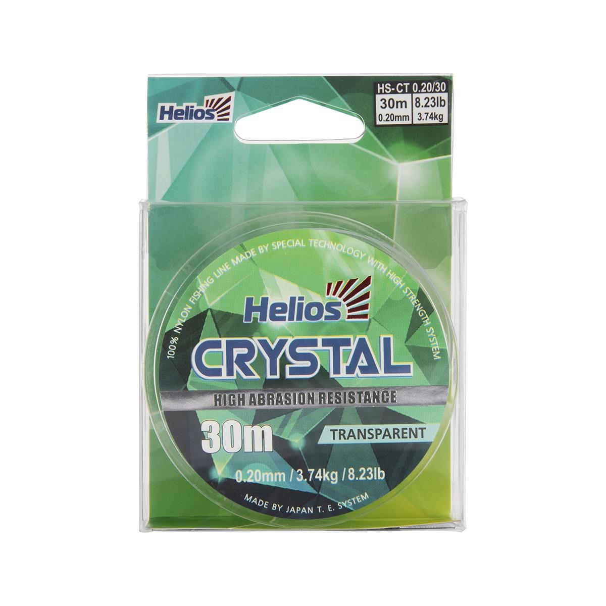 Леска CRYSTAL Nylon Transparent 0,20mm/30 (HS-CT 0,20/30) Helios