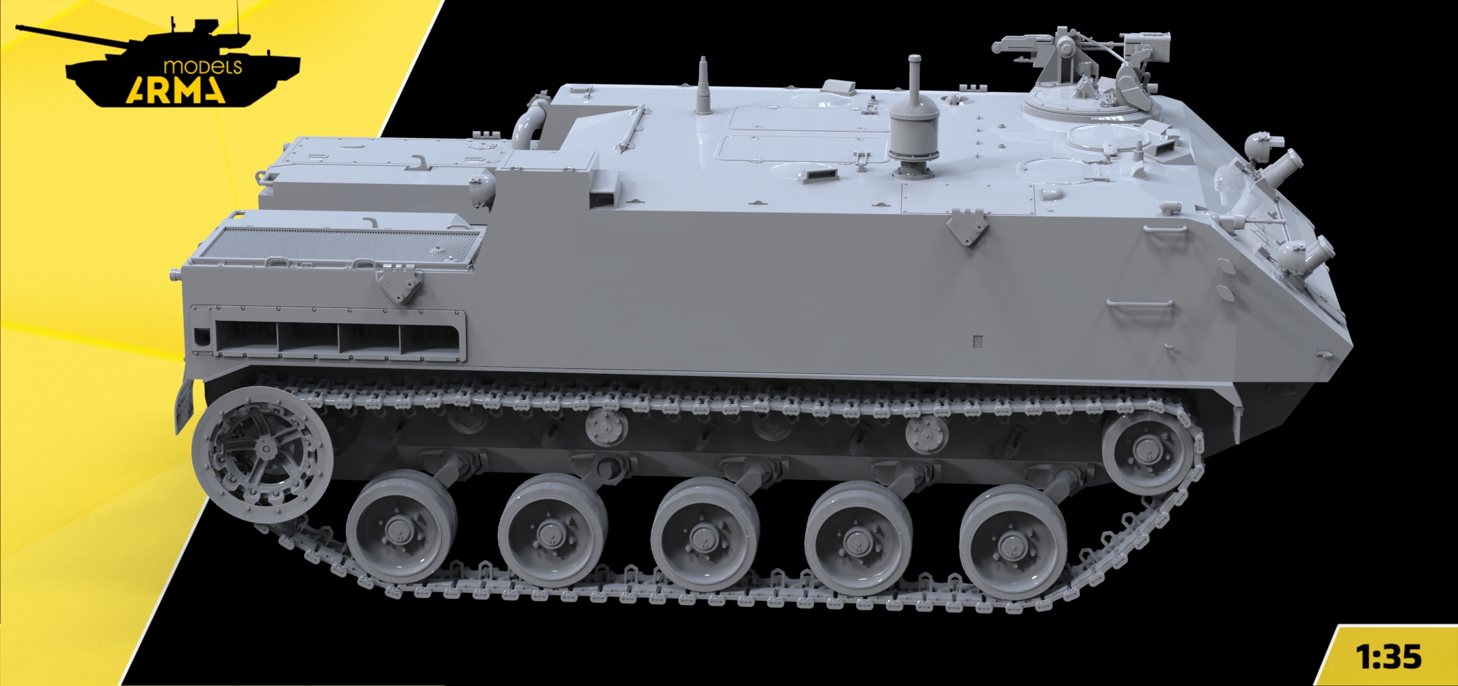 AM36051 Российский десантируемый плавающий бронетранспортёр БТР-МДМ «Ракушка-М»