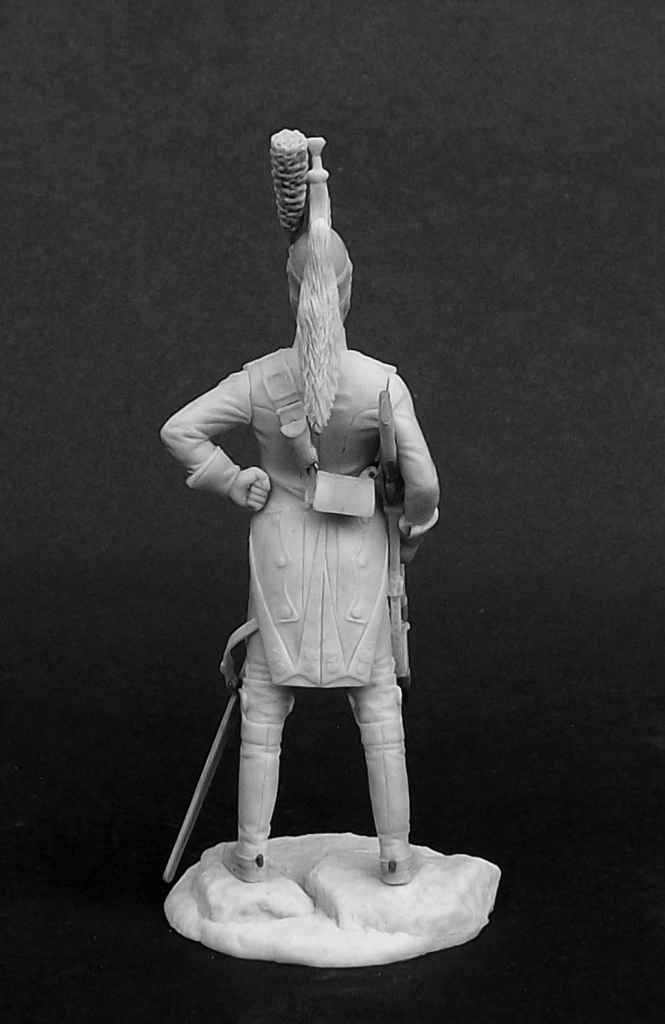 CHM-54149(M).Рядовой драгунских полков, Франция 1809-11 гг. 54 мм. Материал –  белый металл. Chronos Miniatures