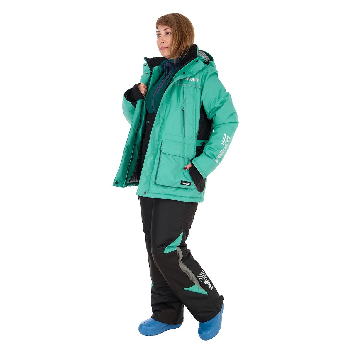 Костюм зимний ZABAVA 5/5 К, AQUA GREEN/BLACK р.XL (T-KSZA-XL-50-170-AG) Helios