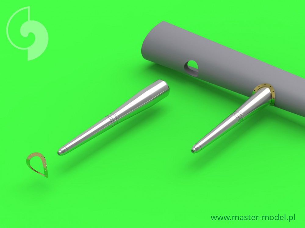 AM-48-083 Стволы к авиапушке для Typhoon Mk IB 4 шт. с кожухом компенсатора отдачи AM-48-083 Стволы к авиапушке для Typhoon Mk IB 4 шт. с кожухом компенсатора отдачи