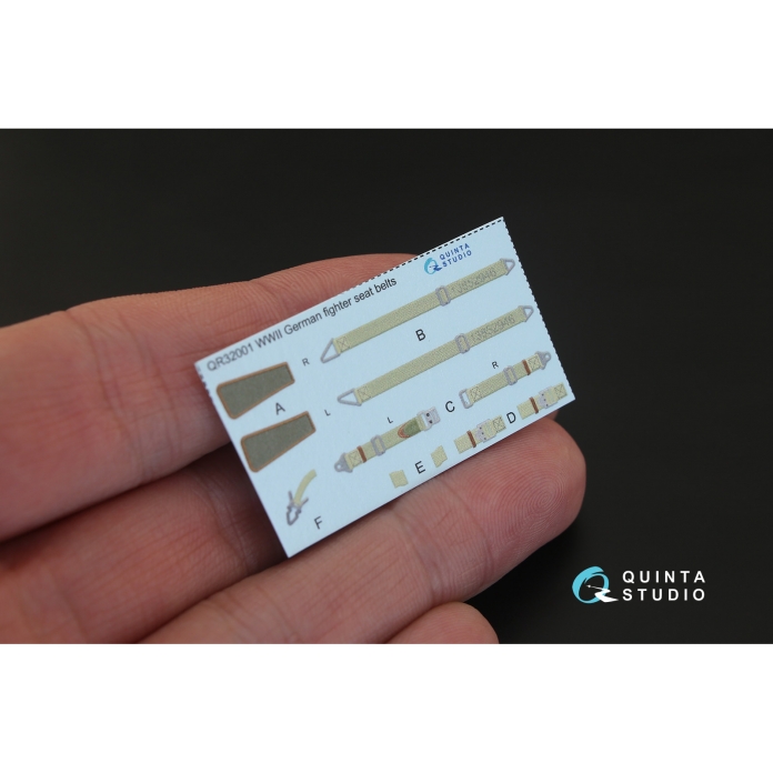 QD32048 3D Декаль интерьера кабины Bf 109E-3 (для модели Eduard)
