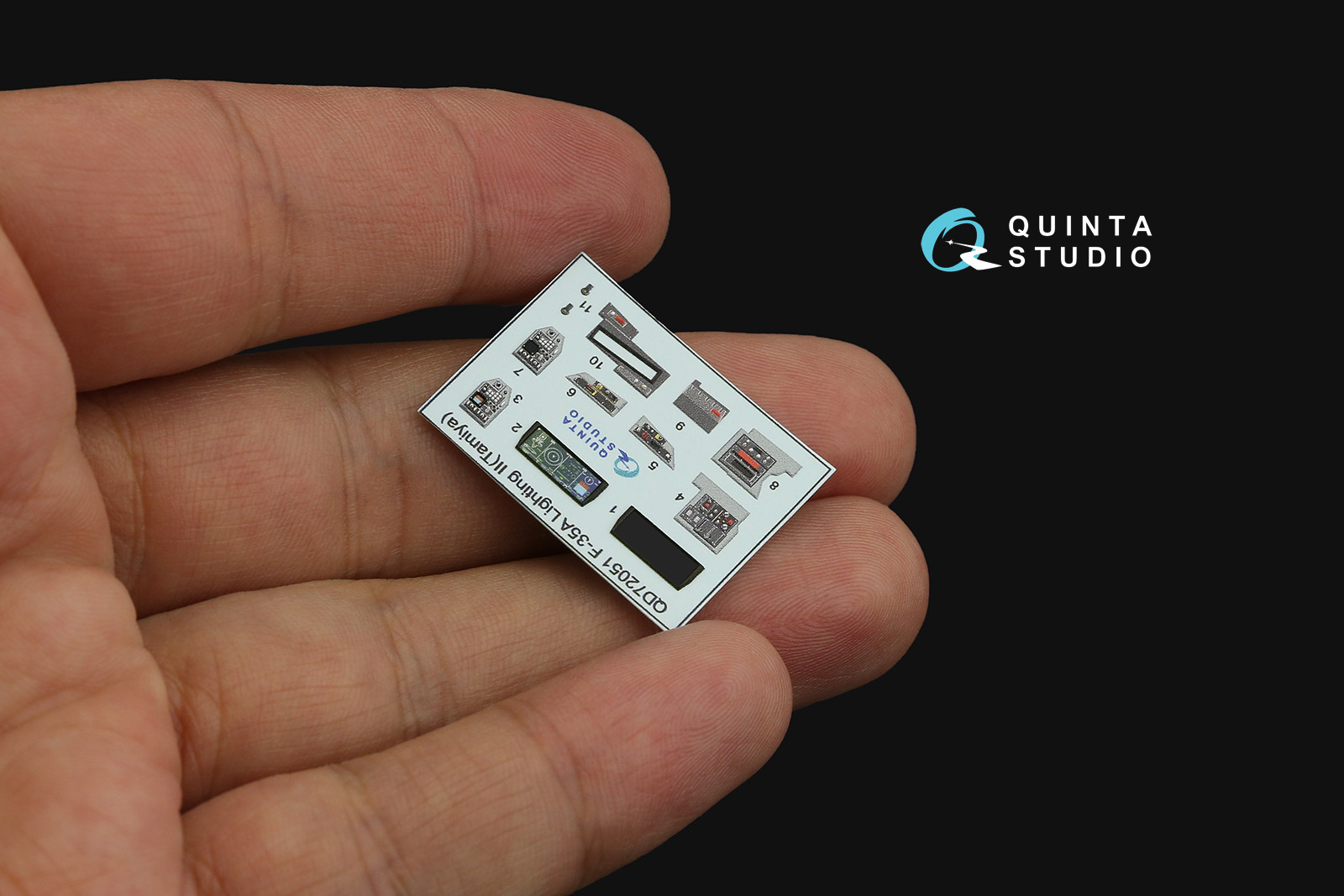 QD72051 3D Декаль интерьера кабины F-35A Lighting II (Tamiya)