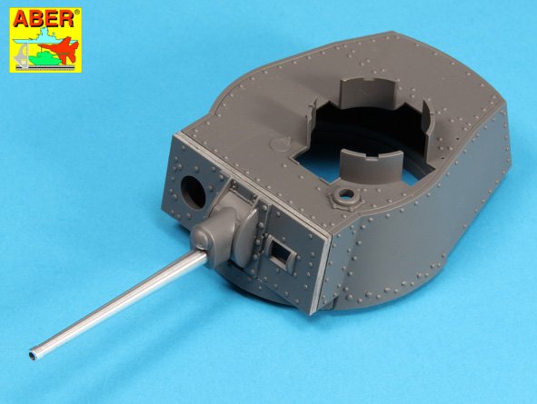 ABR-16-L-07  Дополнения для  German 3,7 cm KwK A 7 L/42 tank gun barrel for Pz.Kpfw. 38(t)   для Panda  1/16 ABR-16-L-07  Дополнения для  German 3,7 cm KwK A 7 L/42 tank gun barrel for Pz.Kpfw. 38(t)   для Panda  1/16