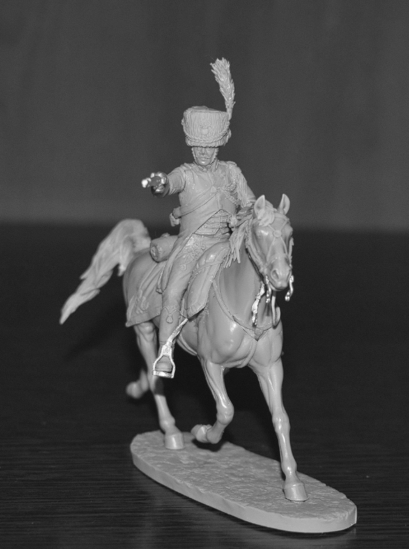 CHM-54380. Офицер гидов маршала Понятовского, Герцогство Варшавское, 1810-13 гг. 54 мм. Материал - смола. Chronos Miniatures